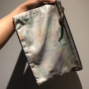 silver blue handbags